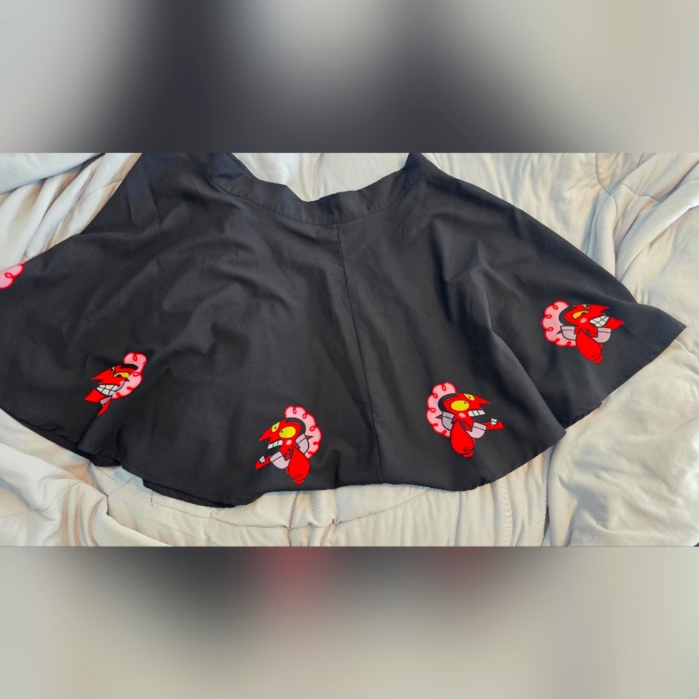 Killstar Powerpuff Girls Him Oh So Evil Skater Skirt
